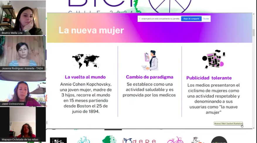 ForoBiciChile21's tweet image. #ForoBiciChile2021 | Iniciamos el bloque triple de las 12:00 hrs. con el panel de Disidencias y Género.

▶️Exponen: Ciclosororas, @cicletadaninas, Fixie Girls Valpo y @bicidencias.

🔴Sigue la transmisión a través del Youtube de @mueveteCL: youtube.com/watch?v=C8_x6T…