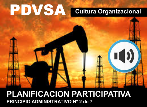 RobnyJauregui's tweet photo. El principio administrativo de LA PLANIFICACION PARTICIPATIVA, forma parte de los 7 VALORES de la CULTURA ORGANIZACIONAL de PDVSA, que aseguraba convertirla los lineamientos en metas y objetivos realizables.

Escuche nuestro POSTCAST en https://t.co/vEQkYYq4YA  

@Miguelhotero https://t.co/DPxJ1YUzue