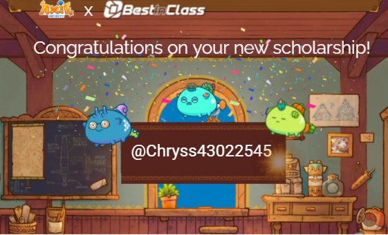 BestInClassGG's tweet photo. 🇺🇸Congratulations!!
@Chryss43022545 
 We are thrilled to have you join the #BICG team

🇪🇸Felicitaciones!!
@Chryss43022545

Estamos felices de tener en el equipo de #BICG

Discord: https://t.co/x60wfEmojy

#AxieInfinity #AxieScholarship #AxieInfinityScholar https://t.co/cUe2HxLzdb https://t.co/zTGJR0BCa6