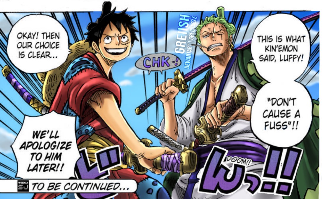 Grecia Luffytaro Zorojuro Quick Coloring From Onepiece Chapter 912 T Co Cwniabenhm Twitter Grecia Luffytaro Zorojuro Quick Coloring From Onepiece Chapter 912 T Co Cwniabenhm Twitter