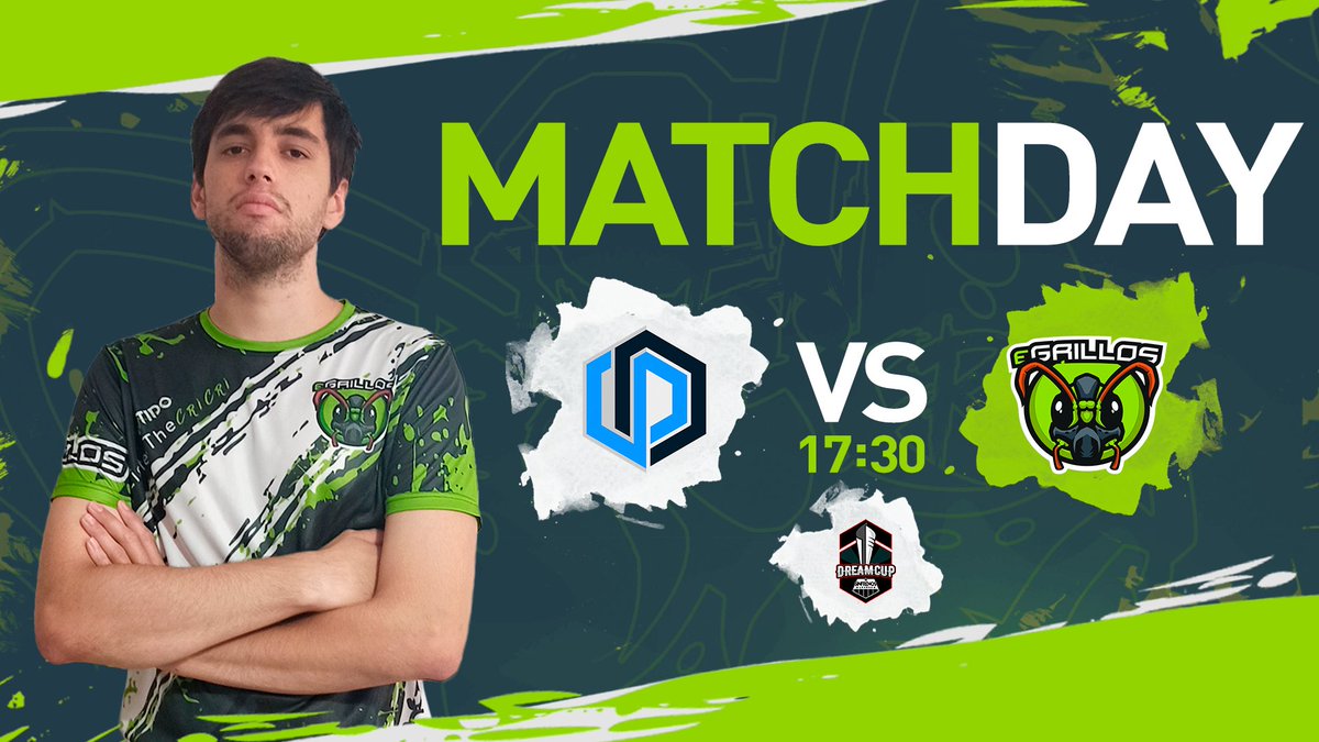 🟢MATCH DAY🟢

¡Nuestra Squad B juega hoy su última jornada de ida en @DreamcupSFL en la #ChampionSeries!🔥

🆚 <a href="/DescensoSquad/">Descenso Squad</a> B
🕔 17:30
📺 twitch.tv/el_pato_cosmico
🎙  @el_pato_cosmico 
 
#ListenTheCriCri💚🦗