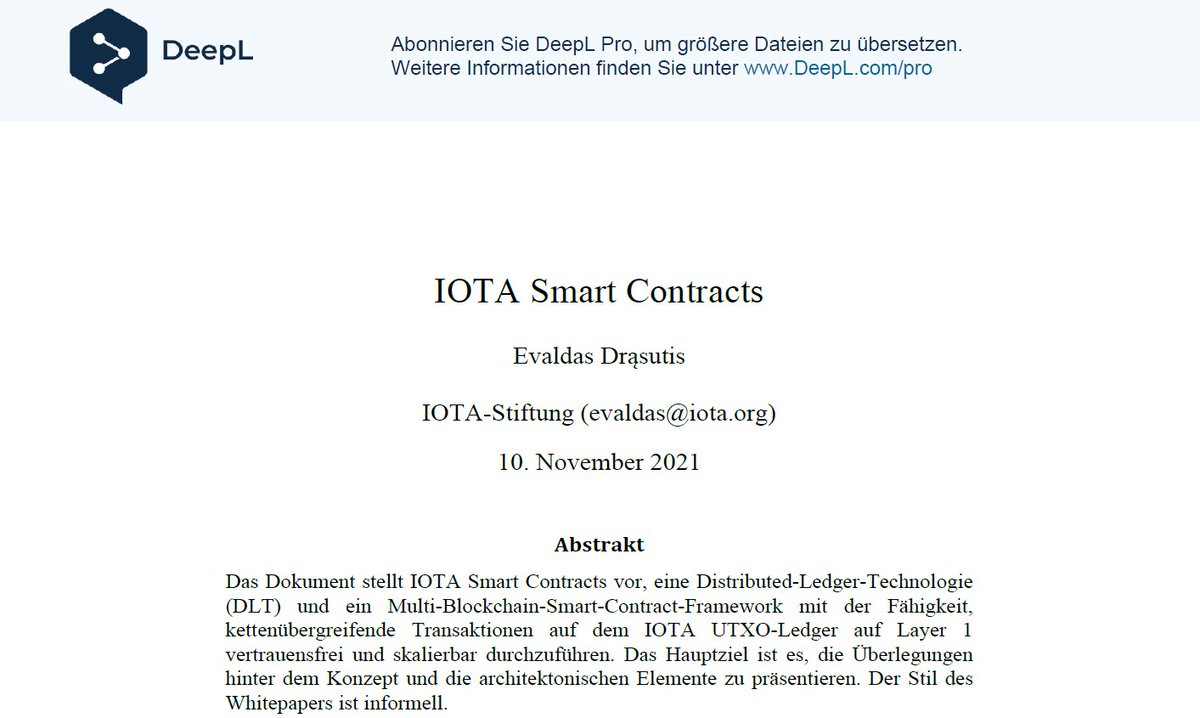 Oliver Bohl - IOTA DLT blockchain infrastructure tweet media