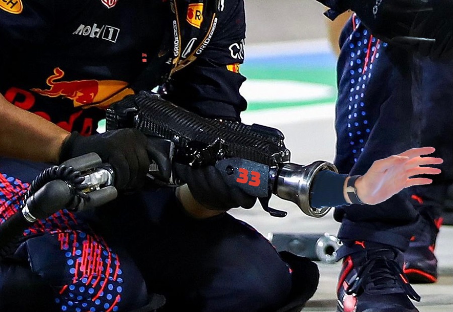 🚨BREAKING🚨: Red Bull unveil their new 2022 wheel gun. Horner says it’s “More powerful than any in history” 

#Formula1 #BrazilGP