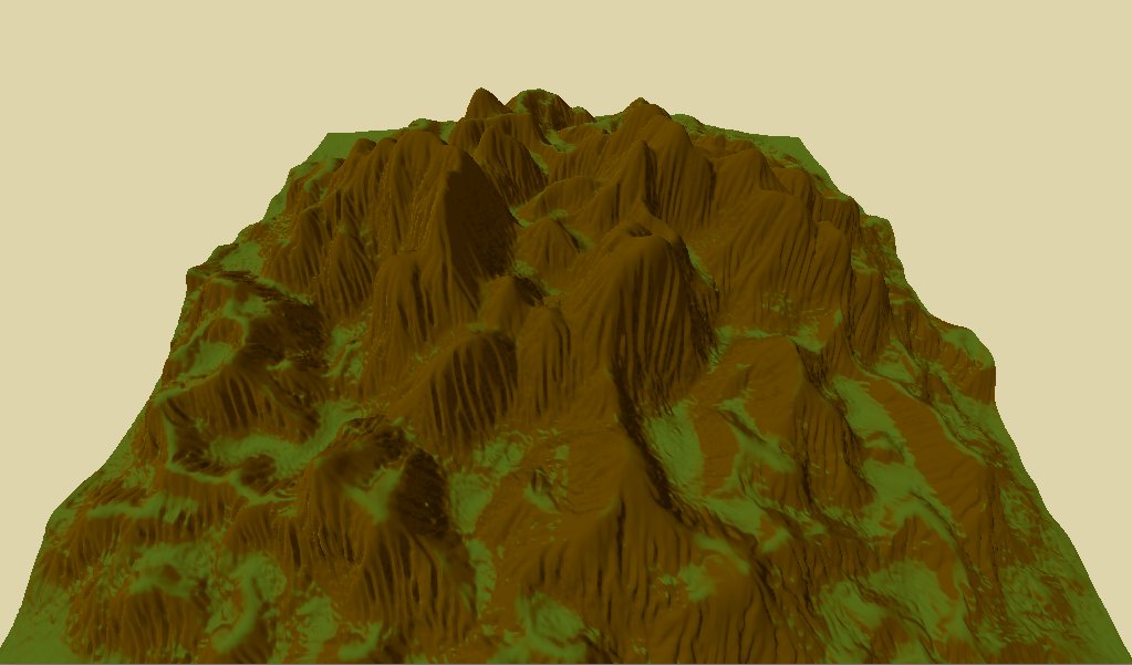 _janglee's tweet photo. Procedurally generated terrain with simulated hydraulic erosion to make terrain more natural. #GodotEngine https://t.co/2c9tPCfd2e