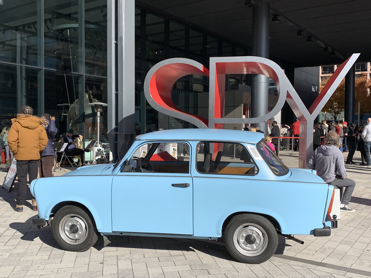 KristinBukovsky's tweet photo. @IntlSpyMuseum #TrabantDC so cool! Cousin-in-law has a car here https://t.co/SwIJyz5YF0