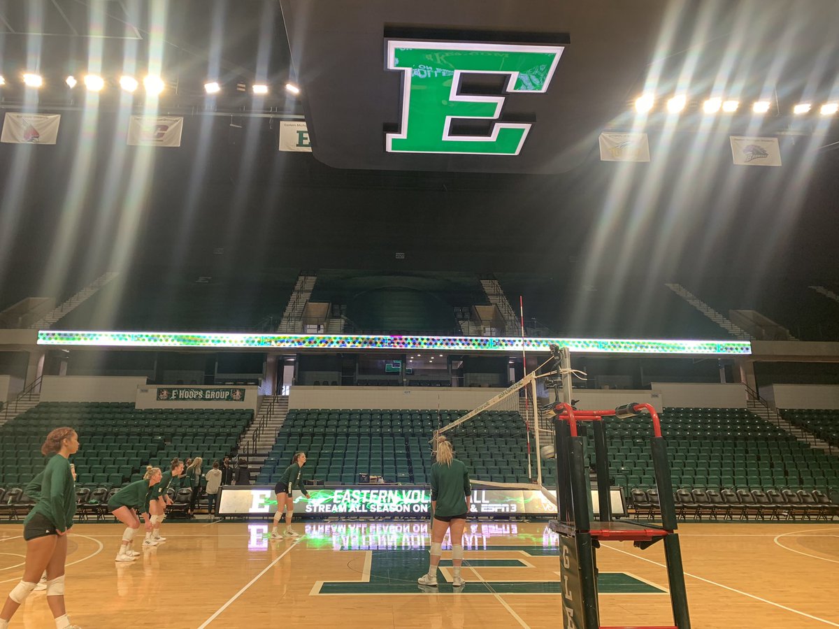 Back at the office for another double header as <a href="/EMUVolleyball/">Eastern Michigan Volleyball</a> wraps up the home portion of their season with <a href="/BallStateWVB/">Ball State Volleyball 🏐</a>. Then <a href="/EMUWBB/">EMU Women's Basketball</a> entertains Detroit. Join <a href="/KristyKing22/">Kristy King</a> and I at 2, and me and <a href="/LexiReyne1523/">Lexi Ayala</a> at 7 on <a href="/espn/">ESPN</a> +.
