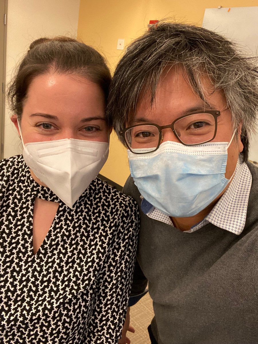 jeffreyhuang's tweet photo. I'm happy to announce that @lauren_rosko from my lab has successfully defended her thesis on creatine and oligodendrocyte energetics. Lauren will be starting a postdoc in Vittorio Gallo's lab next week! Congratulations Dr. Rosko on your excellent achievement, we will miss you!!🙂 https://t.co/5sGhDnsSZB