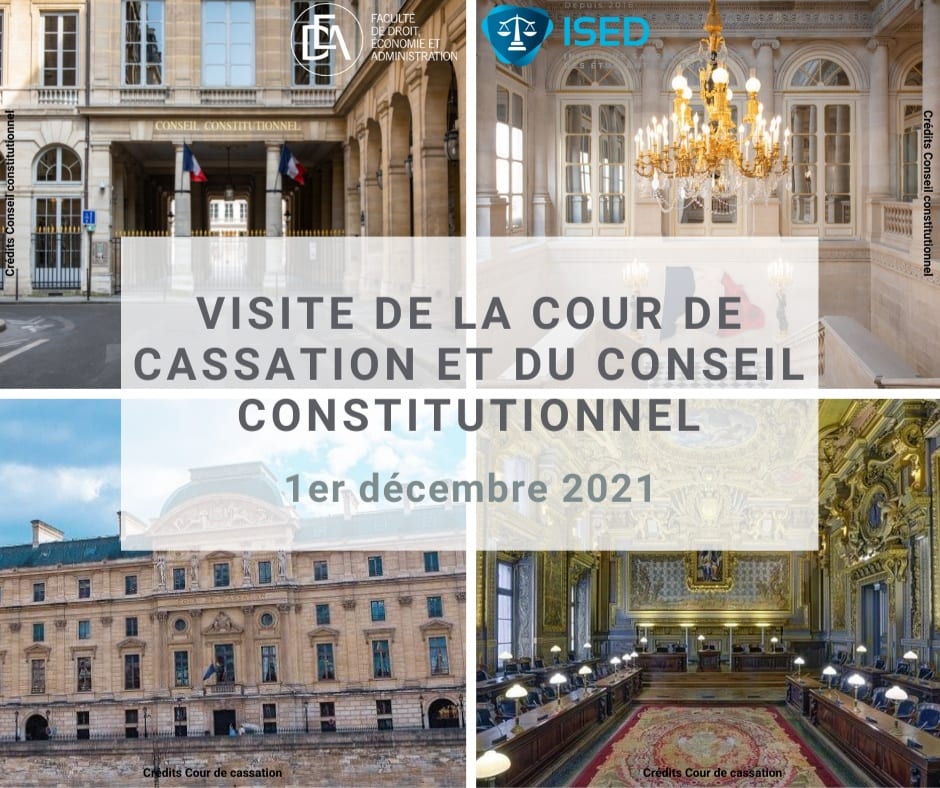 ISED_droit's tweet photo. Cette année l'ISED vous accompagne à la @Courdecassation  et au @Conseil_constit 

#droit #Constitution #Justice #etudiants #Paris #metz https://t.co/GU602o3Qw3