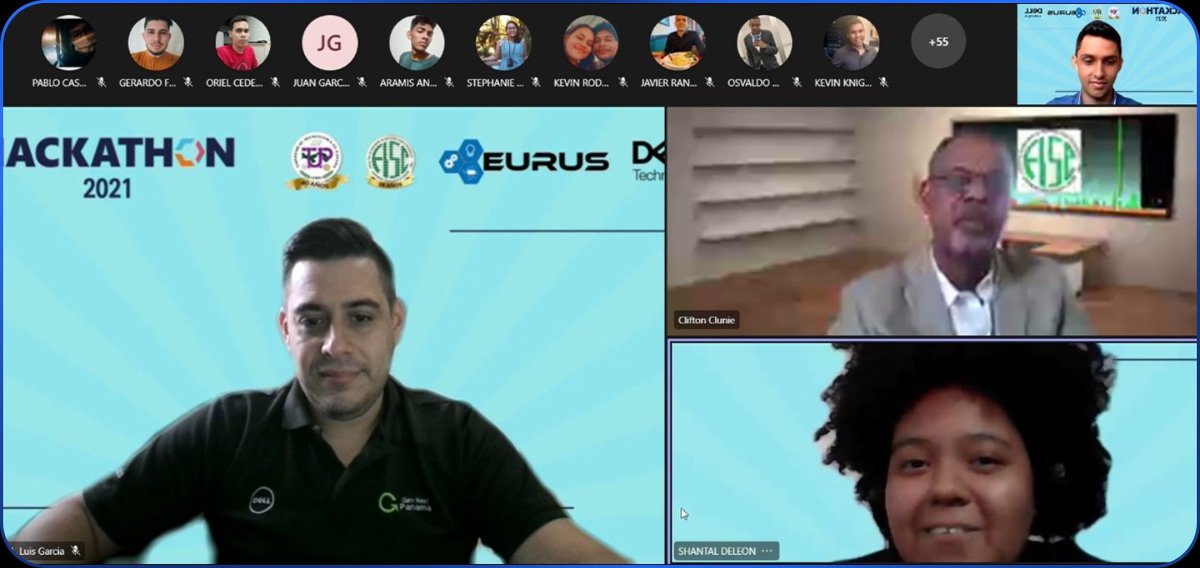 Ya iniciamos las capacitaciones!
Agradecido con <a href="/DellPanama/">Dell Panama</a>
Por ser nuestros patrocinadores de la #hackathonEURUS21 
Los premios de este año son 🤯 👇
 🥳 <a href="/EurusUTP/">EurusUTP</a> <a href="/utpfisc/">Facultad de Ingeniería de Sistemas Computacionales</a>
<a href="/utpfisc/">Facultad de Ingeniería de Sistemas Computacionales</a>
