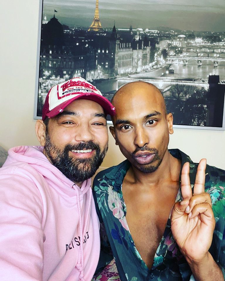 joshua_royal20's tweet photo. So happy to have finally met the fabulous & friendly @stephenhart72 & had the chance to share my story & info about my event #thenakedtruth on #HartTalks & #HIVhour thank you for having me sweetheart ๐ https://t.co/GhCBCnvWiz