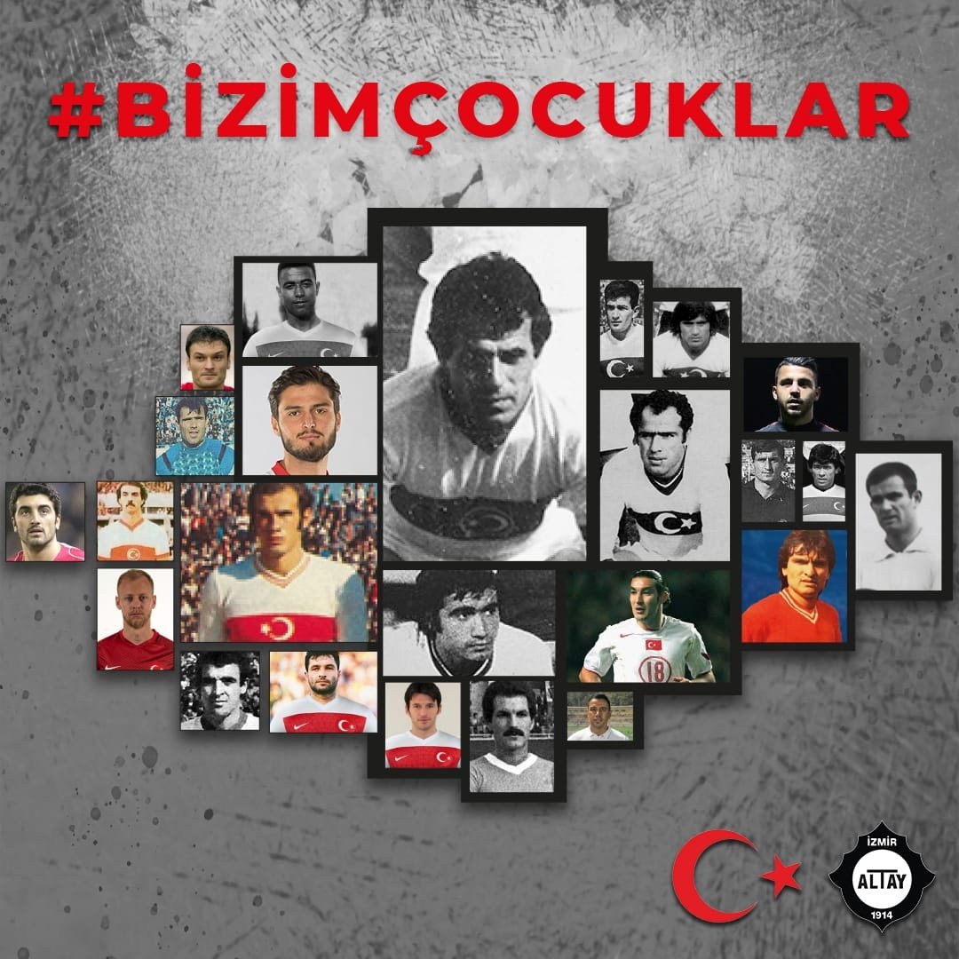 AltaySporOkulu's tweet photo. 🇹🇷 Vahap Özaltay'dan Mustafa Denizli'ye, Şanver Göymen'den İbrahim Akın'a #BizimÇocuklar 
 
#İzmirinParlakYıldızı 🌟 #BüyükAltay
#BizimCocuklar https://t.co/E7IUL66oZm