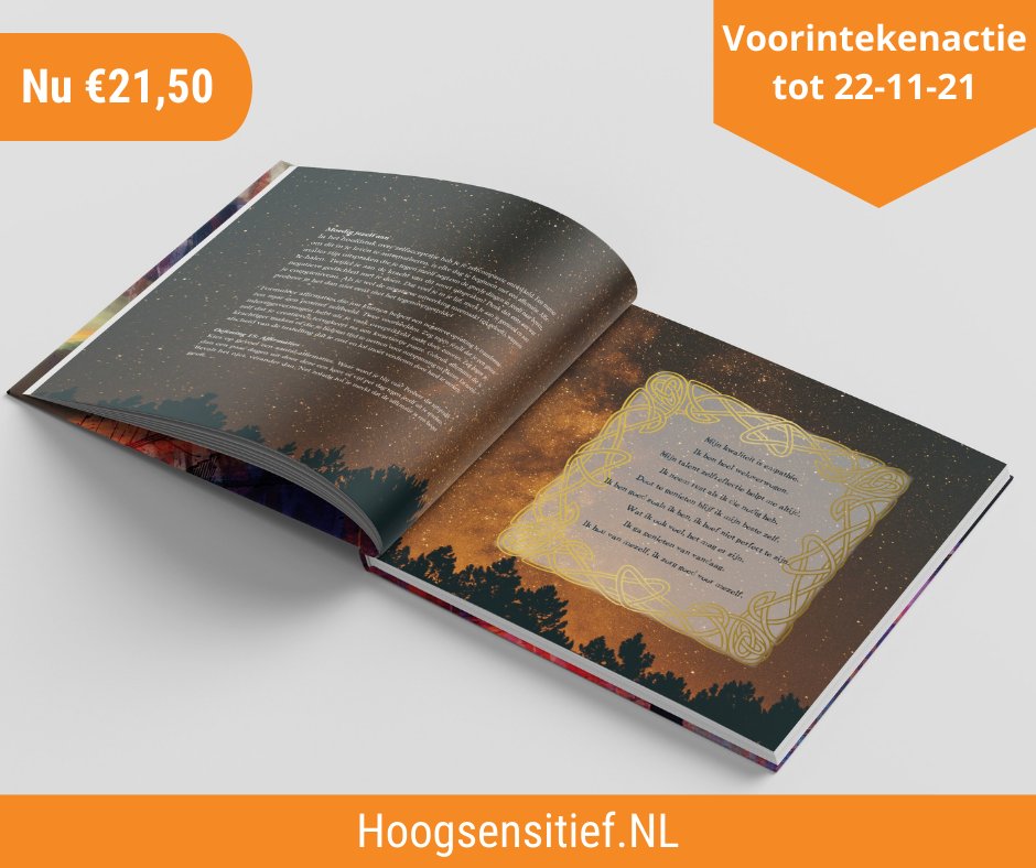 hoogsensitiefNL's tweet photo. Nog maar een week om mijn nieuwe boek (geschreven met @DerkEimers) te bestellen voor slechts €21,50 via https://t.co/Vtlndyekpo
Daarna betaal je €28,95 voor dit prachtige boek over HSP-talenten.

#gelukkighoogsensitief #hoogsensitief #boek https://t.co/KQzWLLf4v3