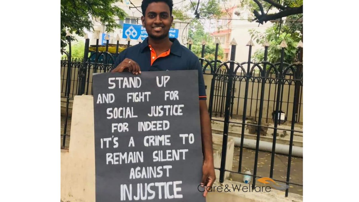 careandwelfare's tweet photo. When we are reluctant to share our views or voice of opinion, against any sort of #Discrimination happening to others, we are allowing that to happen to us someday.

#SocialJustice #StandWithJustice #SpreadAwareness #Justice  #RaiseYourVoice #CareAndWelfare #Chennai https://t.co/2XGP0SajPG