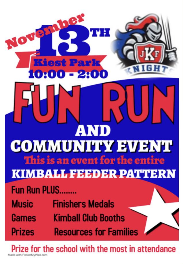 CoachCoferETAMU's tweet photo. Morning Knights!! We are here at Kiest Park for our 1st Fun Run- giving back to the Oak Cliff Community. Come out and support!! #kimballnation @JFKimball_HS @BallOutKimball @dallasathletics @KimballXC @JFKimballBBall @KimballSoccer https://t.co/9oEiLgYvgW