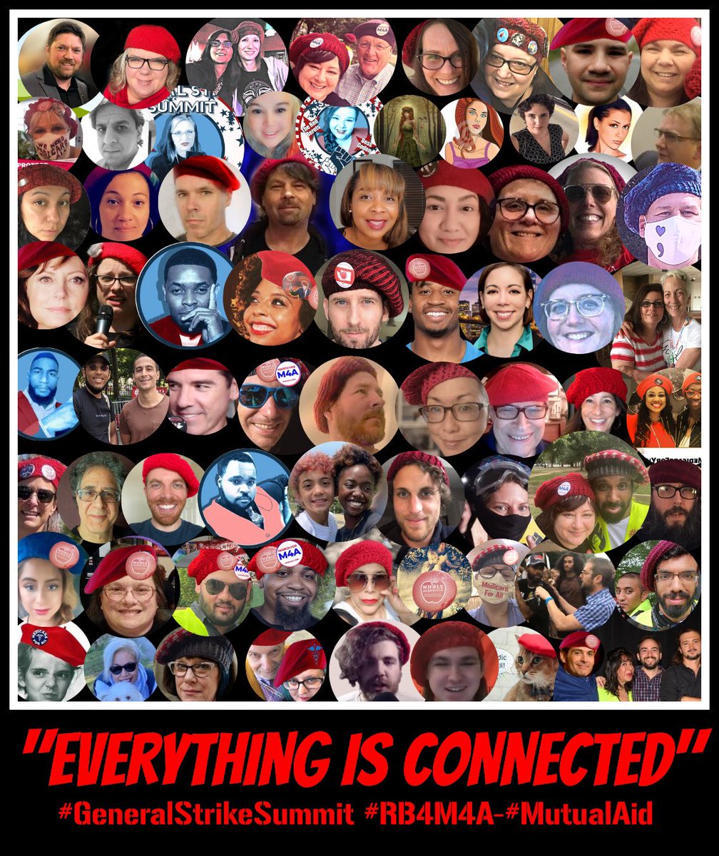 RedBeretsM4All's tweet photo. @UnholyRom3 @FredHamptonLeft I wonder how many subs after this weekend??! 

You all are rockin it!🔥

Building something visionary and including and bringing in the craft, artistry and activism of others—truly inclusive!♥️

Thank you @FredHamptonLeft from the @RedBeretsM4A!

#CraftStrike
#GeneralStrikeSummit https://t.co/IomkocXn7b