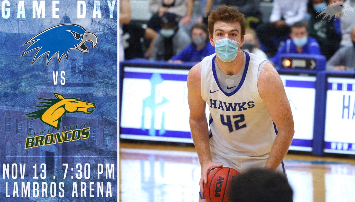 HartwickMBB's tweet photo. GAMEDAY #3

PACK THE GYM, HAWKS FANS!!! 
⏰ 7:30 PM
📍Lambros Arena

SEE YOU TONIGHT! https://t.co/pgtfYw2cj7