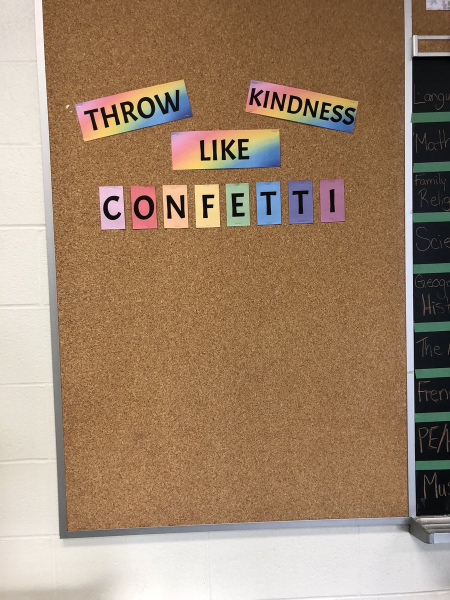 CBrown267's tweet photo. Happy World Kindness day!
Yesterday, we set up our board for our month challenge. Ss will each day recognize something kind they do and also recognize the kindness they see in others in our class community and post it. Stay tuned to see it all filled up! #community #bekind https://t.co/quZbAxxuhx