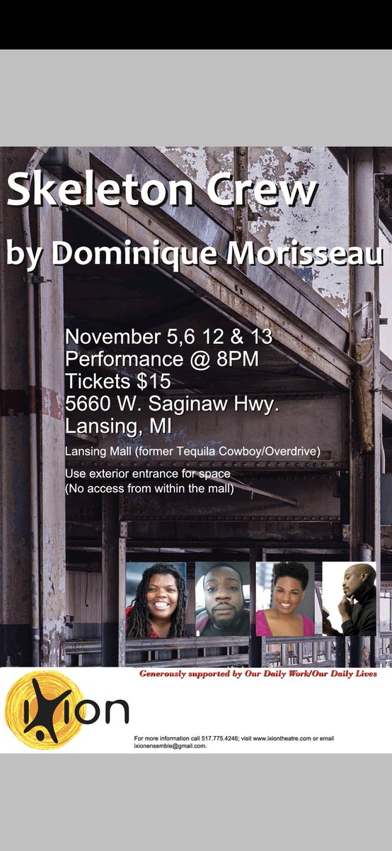 Only one more chance to catch this show.