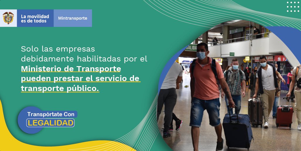 AerocivilCol's tweet photo. #TranspórtateConLegalidad | Usuario, conozca las ventajas de usar el transporte legal. Su vida está en sus manos. ⬇️ https://t.co/PtiilHfIXJ