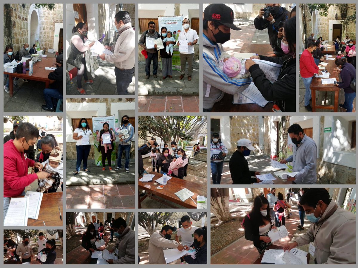 RegCivil_GobOax's tweet photo. Este fin de semana, sábado y domingo, los oficiales itinerantes dan servicio en nuestras instalaciones de García Vigil 602 en la campaña de Registros de Nacimientos gratuitos a niños recién nacidos y hasta los 6 años. ¡Certeza jurídica para todos! #OaxacaCrece @alejandromurat https://t.co/J5xRH4Q2qE