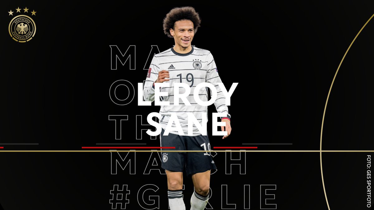 DFB_Team's tweet photo. Euer Spieler des Spiels 🇩🇪🇱🇮: @leroy_sane 🏅

➡️ https://t.co/nDVZfautwu

#GERLIE #MOTM #Sané #DieMannschaft https://t.co/7IRuXhf22i