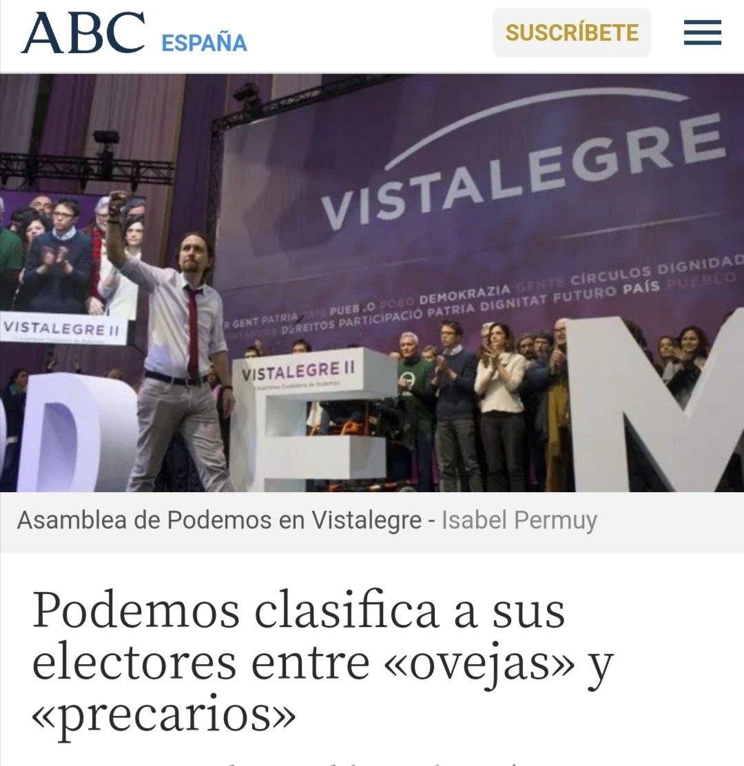 numer344's tweet photo. El caso Neurona desvela un informe interno de PODEMOS de la campaña de elecciones generales de 2019, en el que clasifica a sus votantes como "ovejas", "precarios" e "indecisos".

Un saludo a todas las ovejitas!! https://t.co/1Ji4wdteVJ