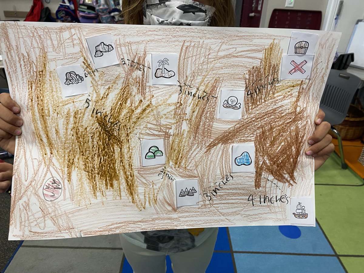 We made pirate treasure maps to practice measurement of Friday! My class had a blast! Love the absolute joy this activity brought to our entire class! We are definitely having fun while learning ⁦<a href="/SanOnofreSchool/">San Onofre School</a>⁩ !