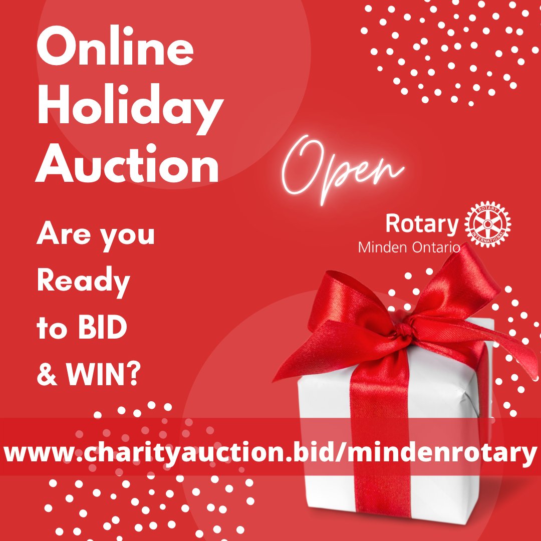 MindenRotary's tweet photo. Opening day - bid well, bid often and good luck https://t.co/H6dmAWPXej