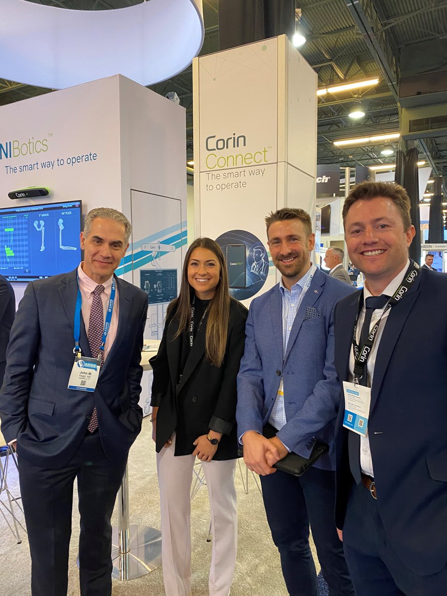 corintechnology's tweet photo. Feels great to be back at #AAHKS2021 and see all these smiling faces! Day 2 is underway, and there is still plenty of time to visit booth #147 to discuss the latest in Hip and Knee replacement technology.
@AAHKS #CorinConnect #OMNIBotics #OPSInsight #OPSReView #Innovation https://t.co/49S0BT8nKt