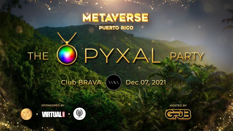 virtual_cons's tweet photo. See you at @PyxalPendant!

With our new #cryptocurrency and #NFT project, we’re committed to being leaders in the crypto space and incorporating the latest cutting-edge technology into our events and experiences

Join us at #MetaversePuertoRico! Travel packages coming soon https://t.co/caYIa8FFug