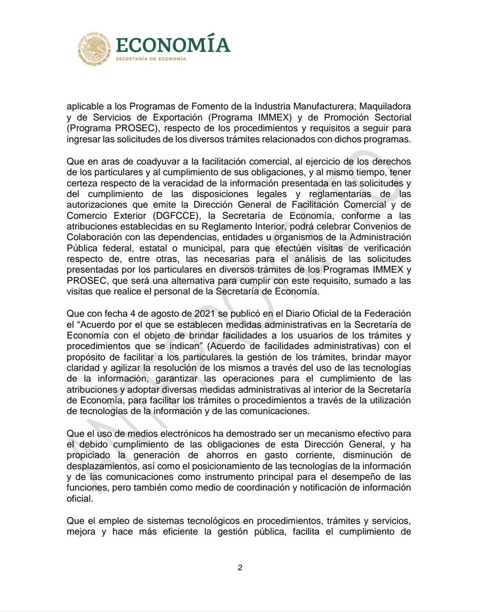 LeonoraTrade's tweet photo. #Participa @CONAMER_MX 11/11/2021 #Anteproyecto ACUERDO por el que la Secretaría de Economía @SE_mx emite reglas y criterios de carácter general en materia de Comercio Exterior.
https://t.co/rGeU5qXEw9

#DGFCCE
#CertificadosDeOrigen
#IMMEX #NOM #VUCEM
@SNICEmx

@OliviaSalomonV https://t.co/rIHYkAEF5e