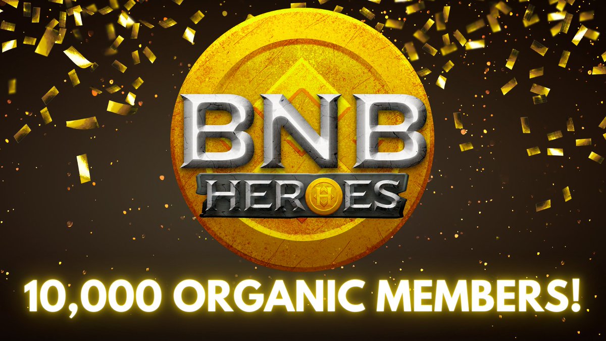 BnbHeroes's tweet image. 10K Organic Members🔥🔥🔥

#P2E #PlaytoEarn #NFTs #NFTGaming #Play2Earn #GameFi #BNB