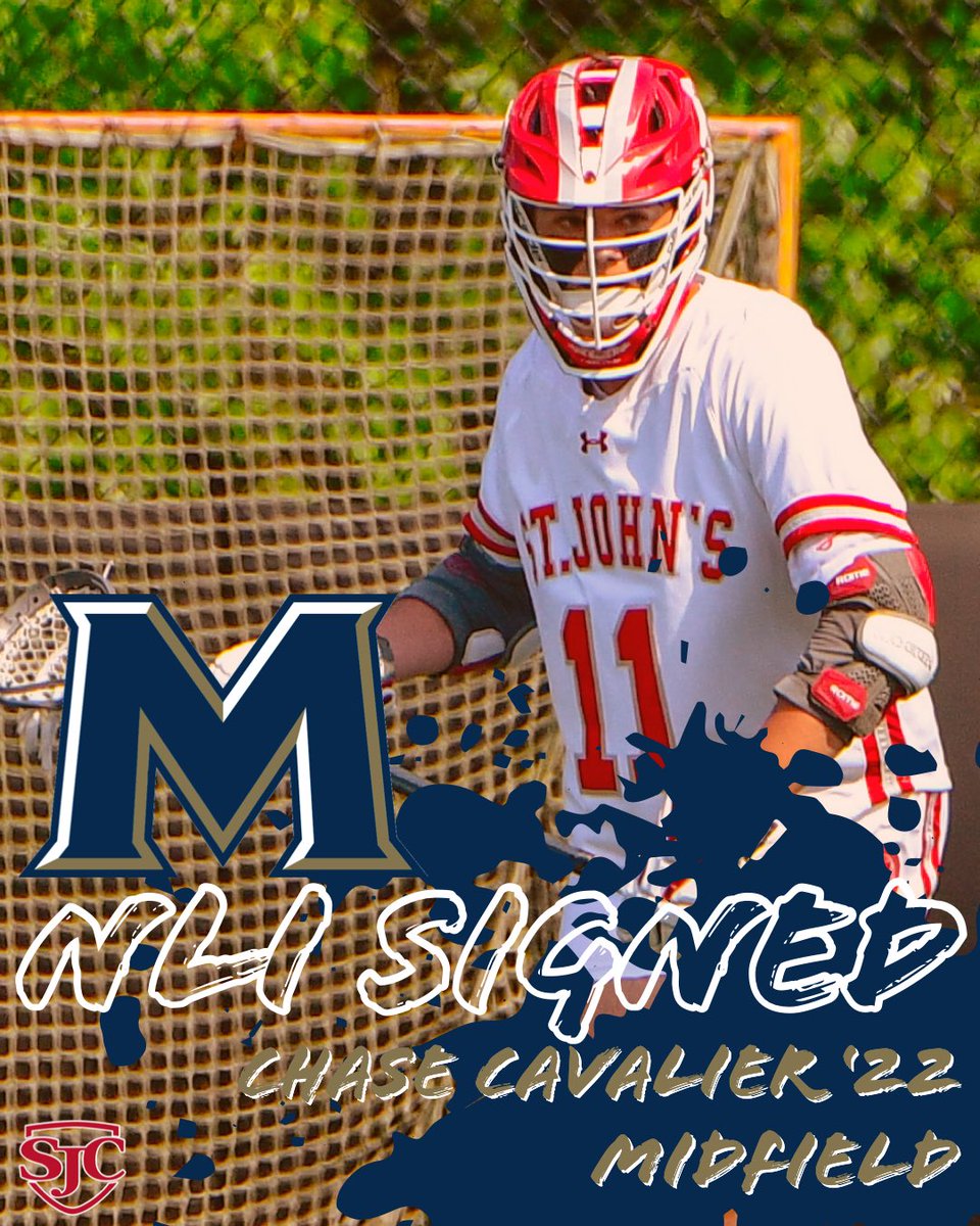 LaxSjc's tweet photo. Congrats to Chase and the Cavalier Family on his official commitment to Mount St. Mary’s University. We look forward to watching you compete in the NEC conference.  Future is BRIGHT!! #IQ, #HWPO, #NLISigned 

Spes Nostra https://t.co/okNvjGPKfP