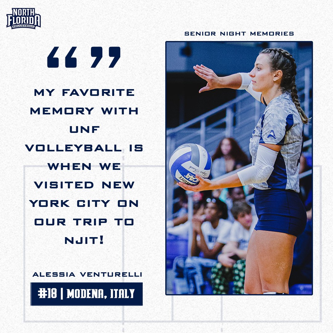 OspreyVB's tweet photo. Italy ➡️ Wyoming ➡️ Jax

Thanks for going all the miles to be with the #OspreyFamily, @alessiaventure5!

#SeniorNight x #SWOOPLife https://t.co/ogmN5ShQwB