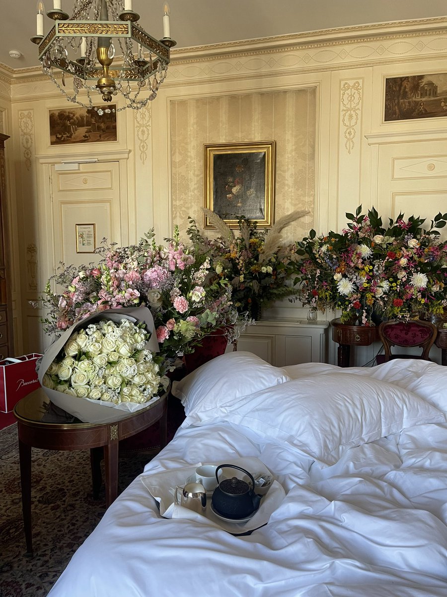 Woke up to a garden 💐