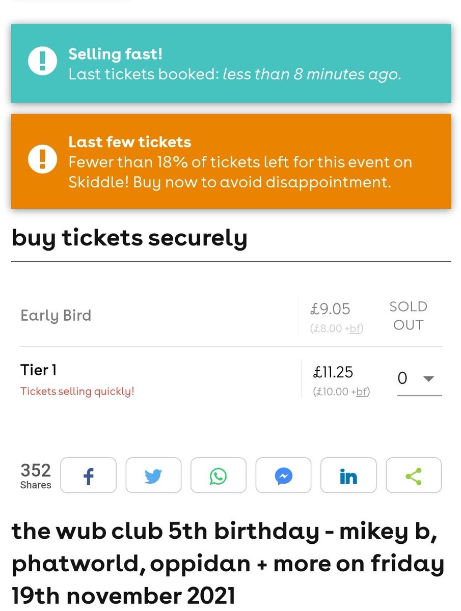 The hype is real! Don't miss out 💚💜

skiddle.com/e/35923862