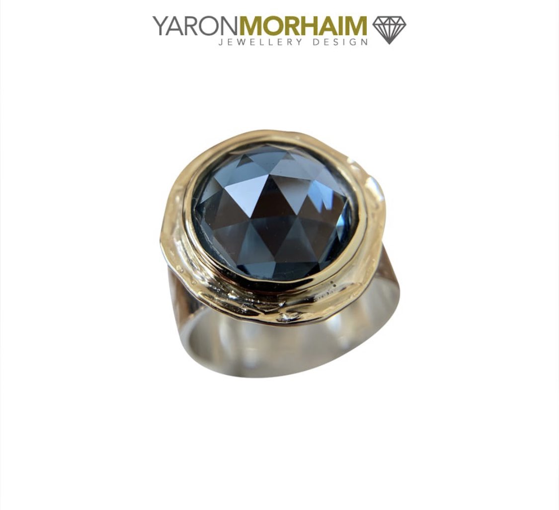 Blue Heaven London Blue Topaz Ring, Silver/Gold

Chic and polished, this statement London Blue Topaz cushion cut Gemstone ring will make a fine addition to your occasion jewellery. #yaronmorhaim #londonbluetopazring yaronmorhaim.com/index.php/prod…