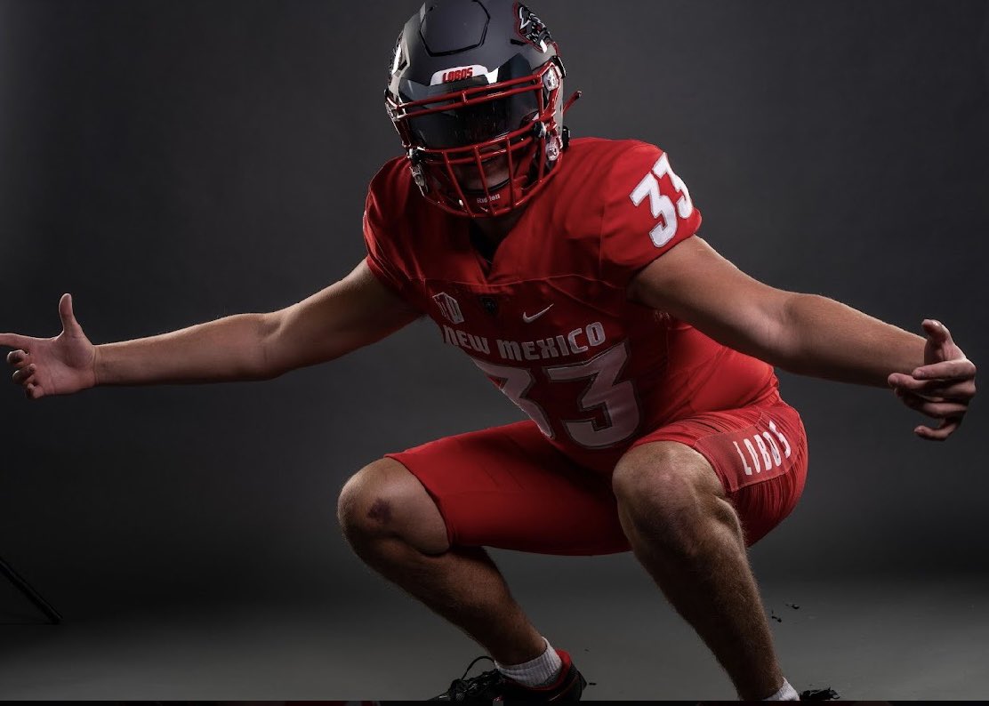 After an amazing official visit last weekend, I am blessed to announce that I am committed to the University of New Mexico‼️<a href="/WoodrowFootball/">Woodrow Wilson Football</a> <a href="/clay_coach/">CoachClay</a> <a href="/CoachJRob56/">Coach Rob</a> <a href="/The95Brigade/">The 95 Brigade</a> <a href="/SMUncles/">SMUncle Athletic Training</a> <a href="/That_Boi_Dhawk/">Dhawk</a> @JHaywoodUNM <a href="/UNMLoboFB/">New Mexico Football</a> #GoLobos