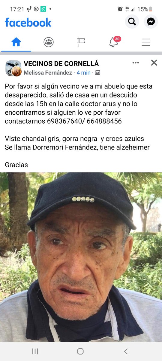 cornella20's tweet photo. Difusión, perdido por #Cornella 
 Está enfermo https://t.co/RZKPWoosu6