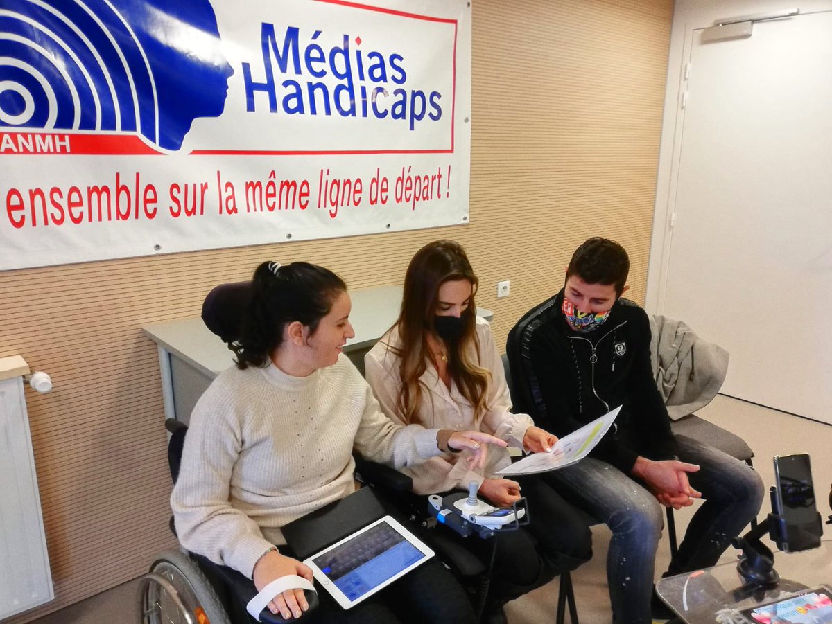 audreybouette's tweet photo. J’ai rencontré Samedi,  grâce à Sebastien Proyart président @MediasHandicaps #MediasHandicaps , les Champions de la vie.
Un moment de bonheur et de belles rencontres avec
Joël, Medhi, Aysé, Lisa, Johan. ❤️ 
Avec le soutien de @cyrilbenzaquen et @bernardmontiel https://t.co/ICNfbZwGDP