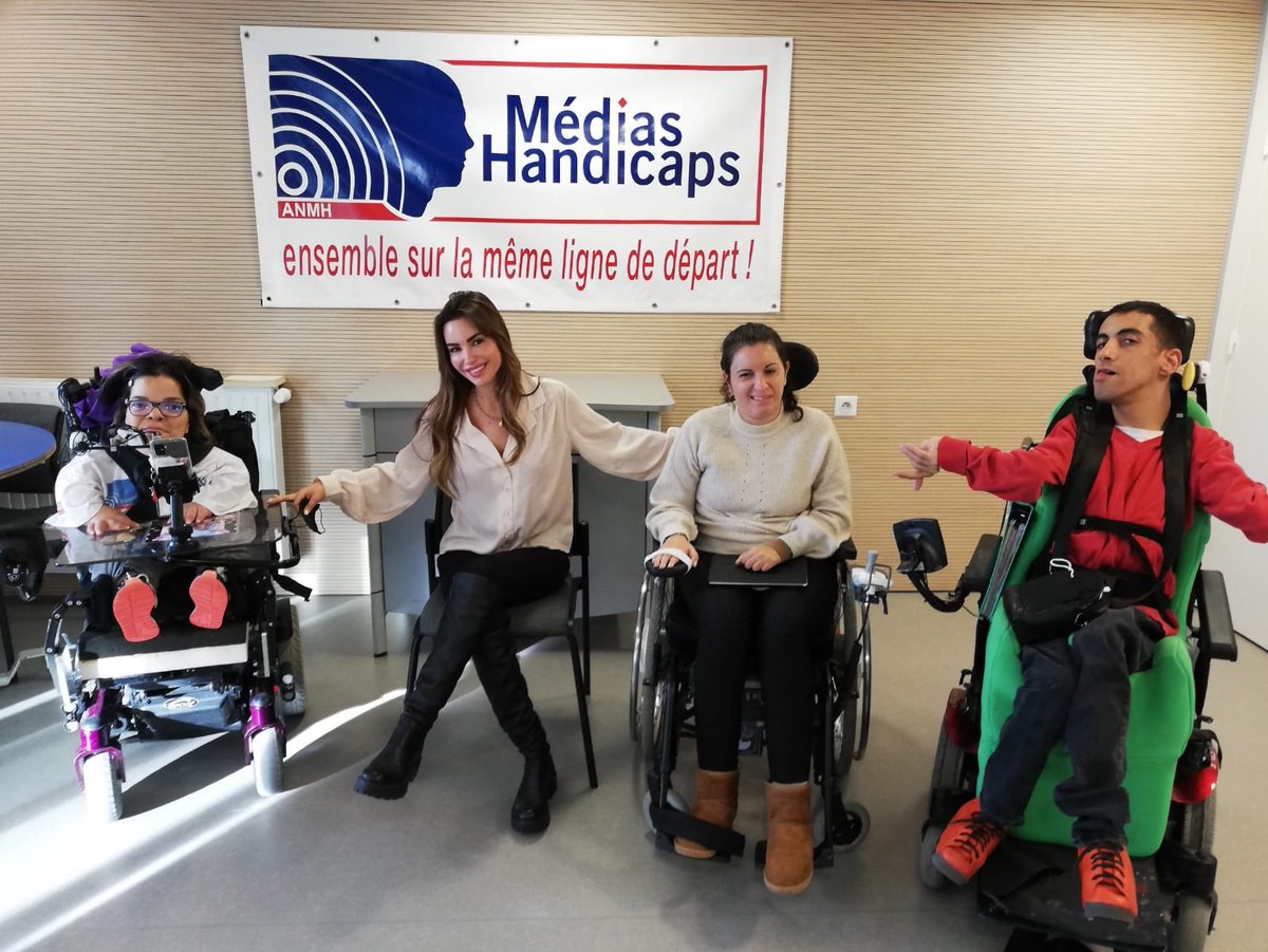 audreybouette's tweet photo. J’ai rencontré Samedi,  grâce à Sebastien Proyart président @MediasHandicaps #MediasHandicaps , les Champions de la vie.
Un moment de bonheur et de belles rencontres avec
Joël, Medhi, Aysé, Lisa, Johan. ❤️ 
Avec le soutien de @cyrilbenzaquen et @bernardmontiel https://t.co/ICNfbZwGDP