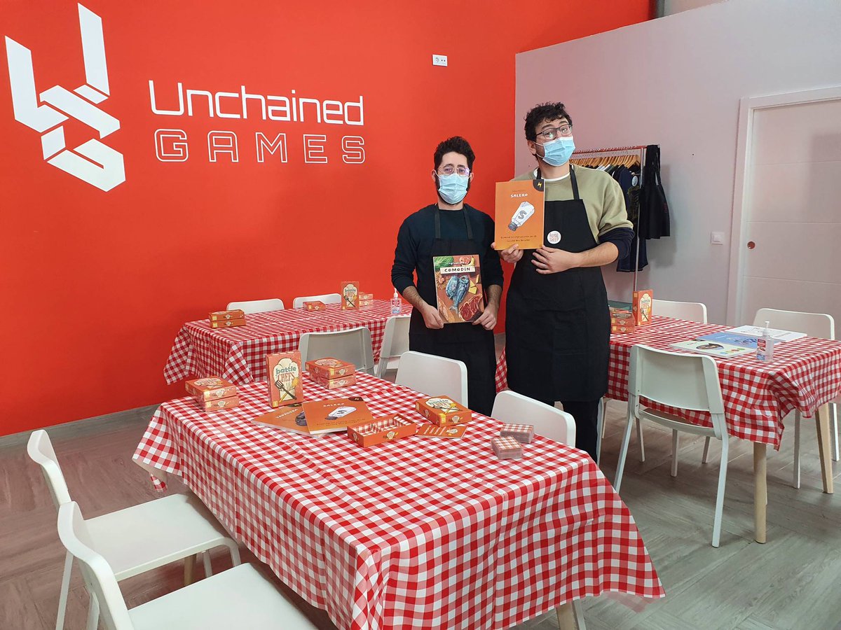 UnchainedGames_'s tweet photo. ¡Aquí seguimos con #BattleOfChefs! Venid a echar unas partidas con sus creadores, los chicos de @royalsheepgroup, ¡os esperamos! https://t.co/UZsYp3sPVp