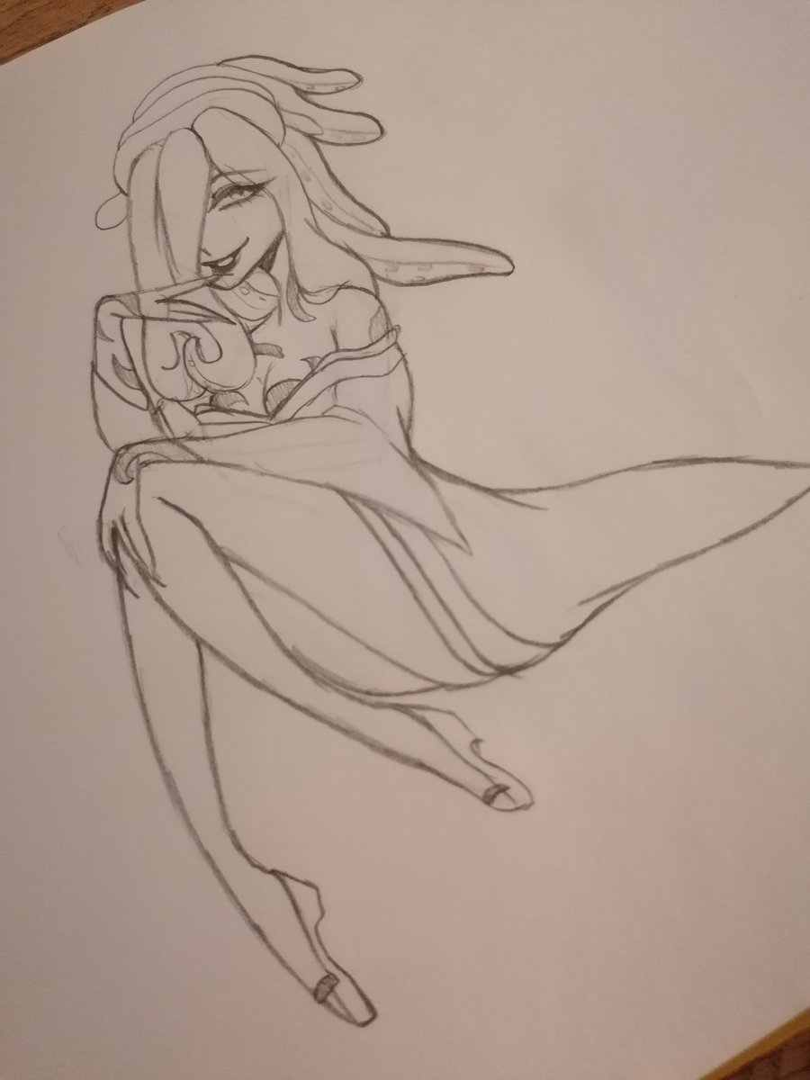 KuroTheBlobfish's tweet photo. Boki fanart? Boki fanart!! It's not much but I hope it still makes you happy uvu @BokiPixelart ❤️
#fanart #drawing #traditional #sketch #pecil https://t.co/rpIg7yoE1v