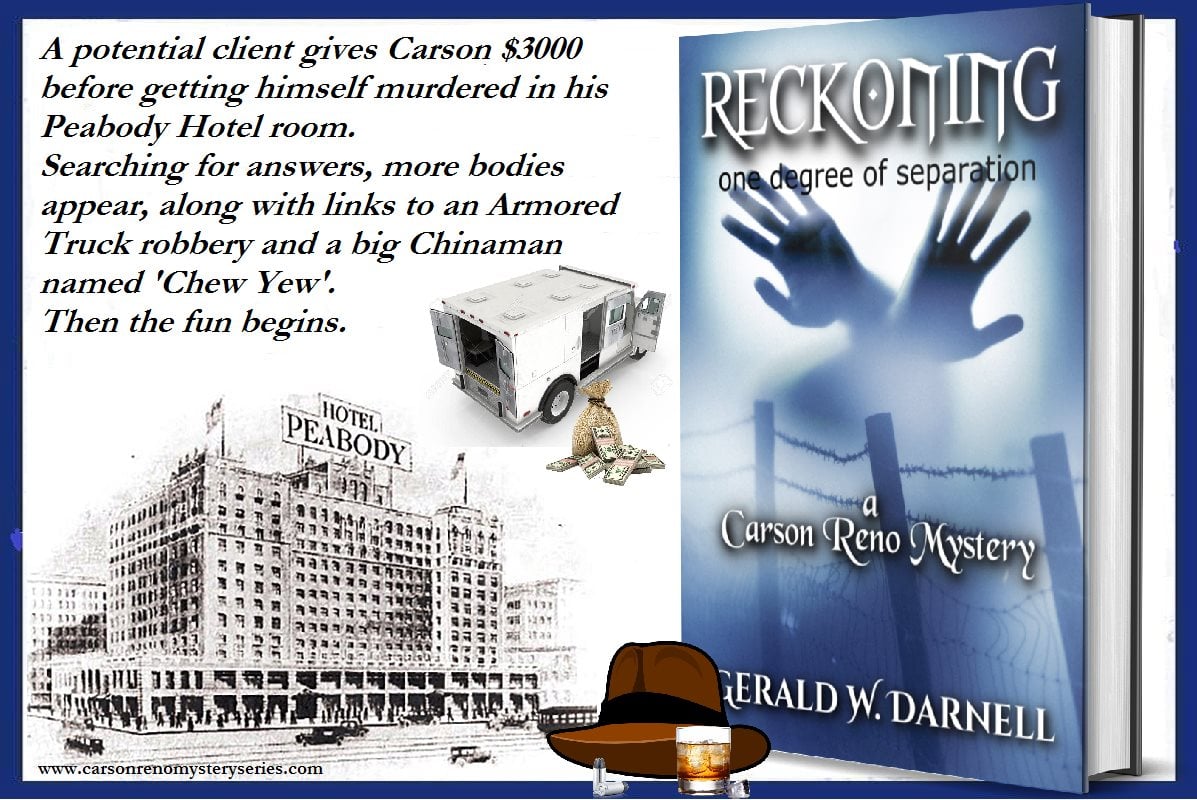 owlpussycatpro1's tweet photo. New From Award-winning author Gerald W. Darnell – Reckoning – One Degree of Separation: Carson Reno Mystery Series – Book 22 – Preorder now! 
https://t.co/OrOqlvJHrI https://t.co/BLGE5DLr1b