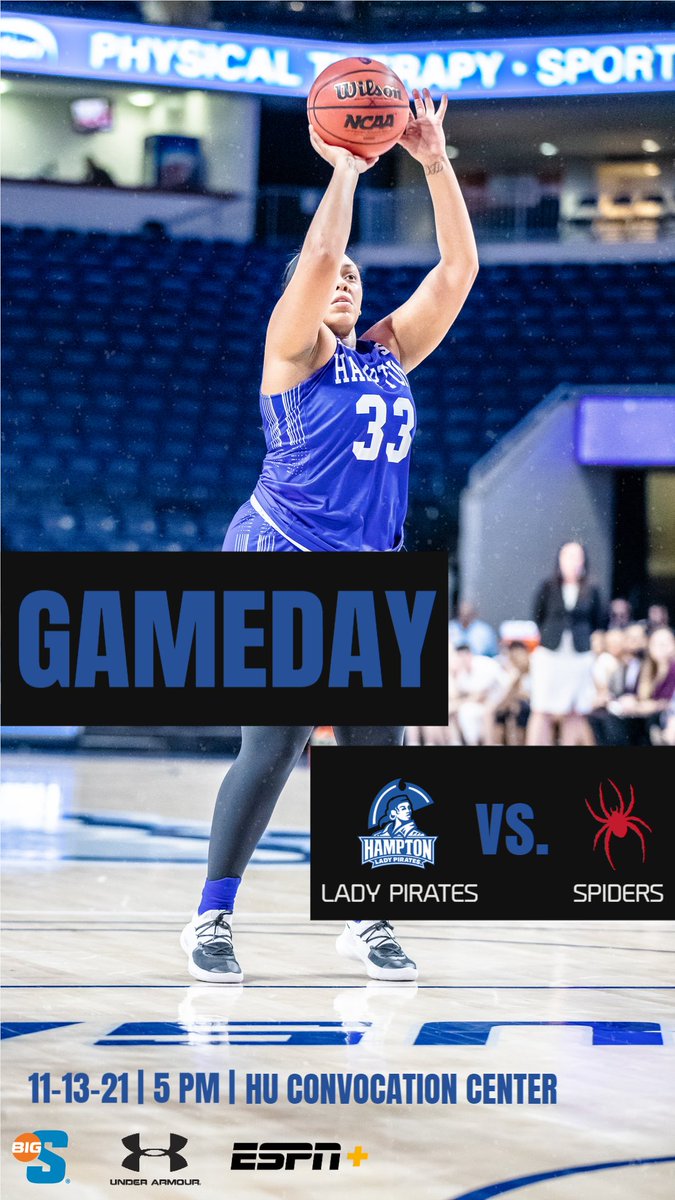 HUAthletics1868's tweet image. The Lady Pirates basketball team will start off today's double header at the HU Convocation Center when they take on the Richmond Spiders. #RespectTheH #BigSouthMade