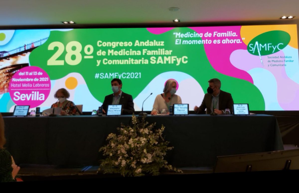 CongresoSAMFyC's tweet photo. El Dr @alejandro_pemi y la Dra @donterceo nueva presidente @SAMFyC dan por finalizado el 28º Congreso de la Sociedad Andaluza de Medicina Familiar y Comunitaria #SAMFyC2021

Muchas gracias a todos/as y nos vemos pronto ! https://t.co/elrNVzjAMH