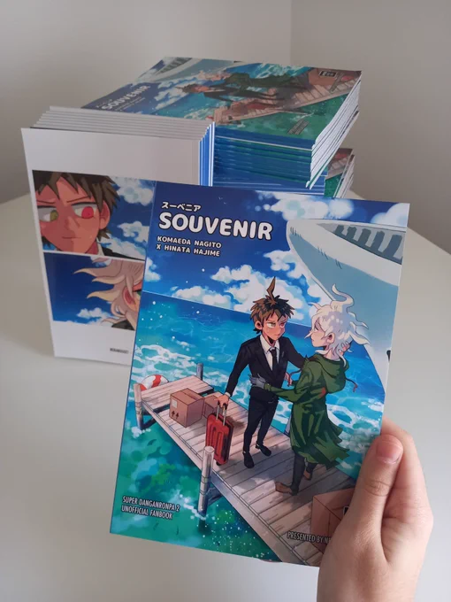 my books are printed!! these will be up for sale along with other small merch items very soon! 🥳 