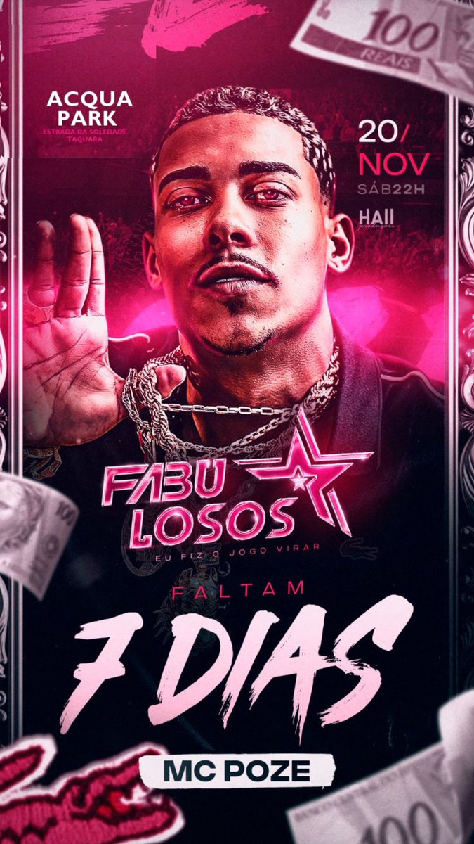 TFabulosos's tweet photo. FALTAM 7 DIAS PARA O GRANDE DIA 🔥

#POZENAFABULOSOS https://t.co/TaKMv8YO7a