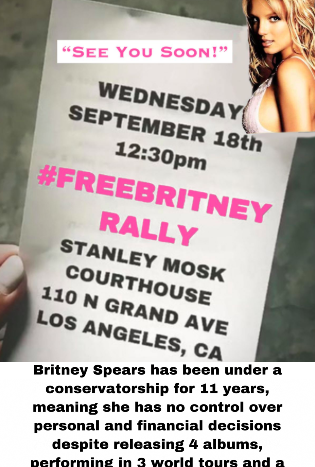 PsychVictims's tweet photo. #FreedBritney
Glad people believed a paralegal in Spring 2019! 
@BritneysGram

Glad to help 1st 'breaking story,' reporting licenses, online #HumanRights UN Report, providing Sources!

Many psych victims in the world - Los Angeles 
#BritneySpears's story not over!!
#CulturalReset https://t.co/L8Sfs4G1U7