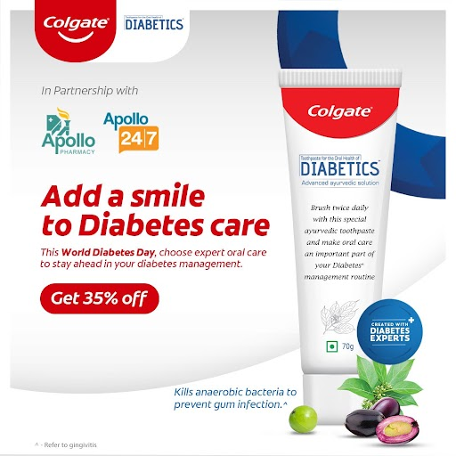 ApolloPharmacy's tweet photo. Colgate Toothpaste for Diabetics prevents oral problems and helps manage gum infections. Avail 35% OFF when you shop at an Apollo Pharmacy near you.
#ApolloPharmacy #Colgate #Diabetics #GumInfection #OralProblem #Toothpaste #ColgateToothpaste https://t.co/wkwjskrTz1